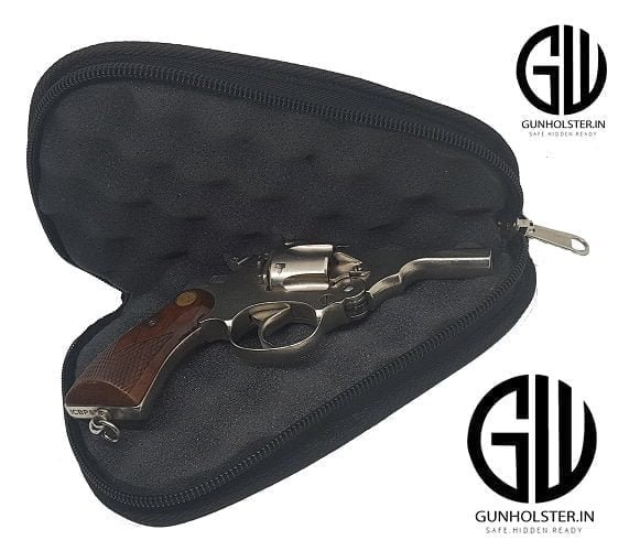 Tom Collins PISTOL/REVOLVER Bag Box Case With Padded Foam Gunholster