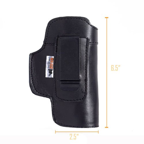 Concealed IWB Leather With Clip Gun Holster Gunholster
