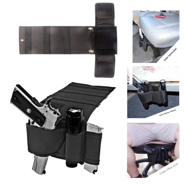 Pistol Holster Car Seat Desk Closet Gun Handgun Holster Gunholster