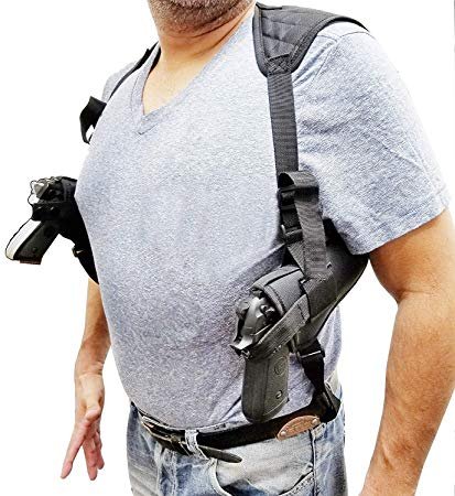 holster shoulder double concealed carry arm under pistol dual handgun carrier tactical horizontal adjustable fully draw every gunholster