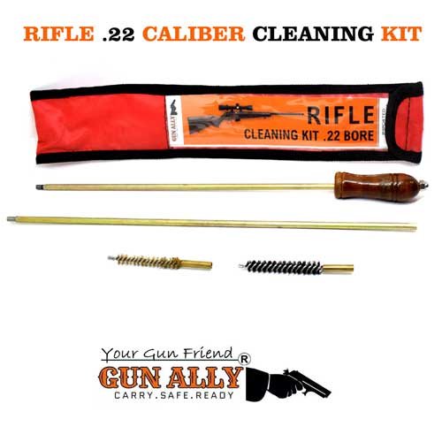 GunAlly Rifle Cleaning Kit .22 Gun Cleaning Kit Rod Gunholster