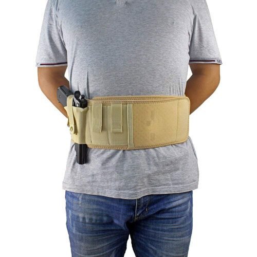 GunAlly Belly Band Holster for Concealed Carry,Hidden Carry IWB Gun