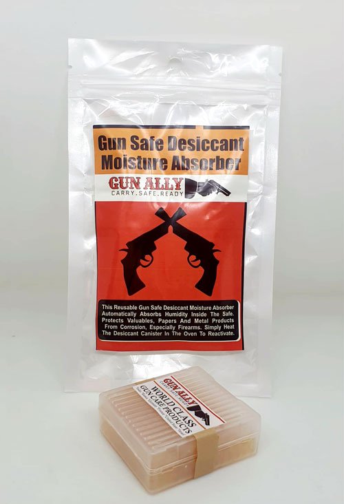GunAlly Gun Safe Desiccant Moisture Absorber Reusable Silica Gel Box