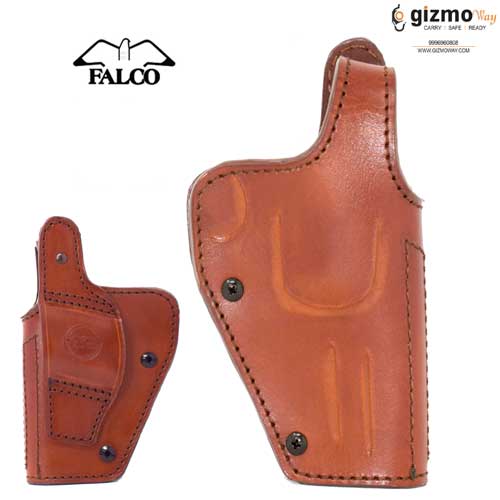 Falco Holster for Revolver OWB leather holster with thumb break and  adjustable - Gunholster