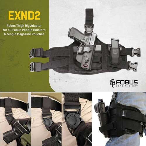 Fobus Tactical Thigh Rig for all Fobus Paddle Holsters - Gunholster