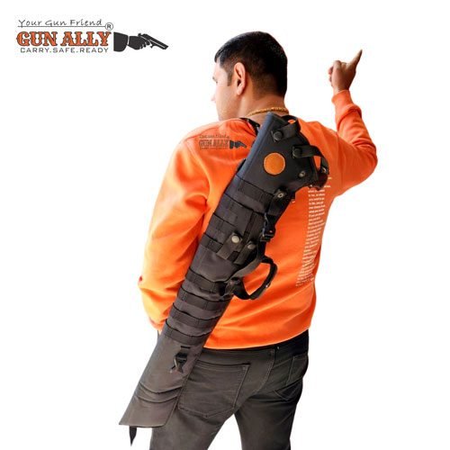 GunAlly Tactical Shotgun/ Rifle/Air Gun Scabbard Hunting Backpack Gun