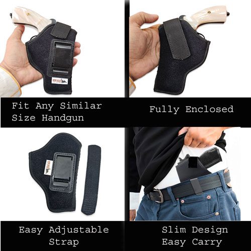 GunAlly Concealed Carry Soft Material Neoprene IWB Holster For IOF ...
